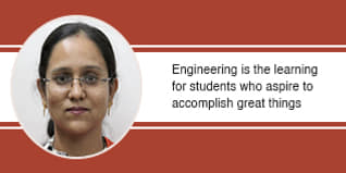 Engineering is the learning for students who aspire to accomplish great things